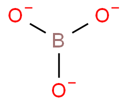 硼酸盐化学结构式
