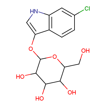 6-氯-3-吲哚基-BETA-D-吡喃葡萄糖苷CAS号159954-28-6