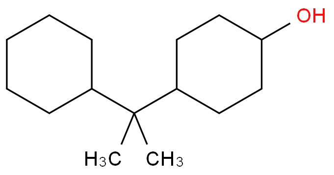 50807-15-3 4-(2-环己基-2-丙基)环己烷-1-醇 结构式图片