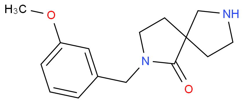 2-(3-methoxybenzyl)-2,7-diazaspiro[4.4]nonan-1-one