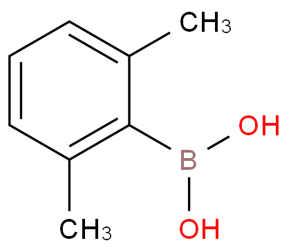 2,6-二甲基苯硼酸化学结构式