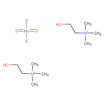 bis(sulfanylidene)molybdenum,2-hydroxyethyl(trimethyl)azanium,sulfanide