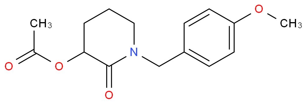 1-(4-methoxybenzyl)-2-oxopiperidin-3-yl?acetate  