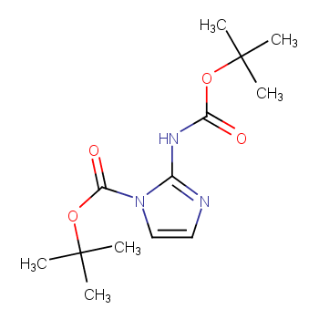 2-((叔丁氧基羰基)氨基)-1H-咪唑-1-甲酸叔丁酯 CAS号:1186299-71-7科研及生产专用 高校及研究所支持货到付款