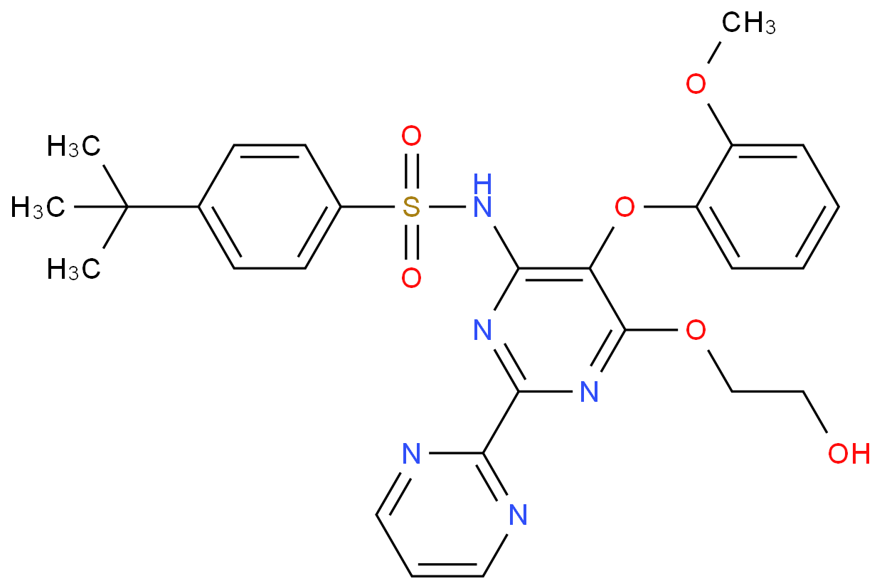 波生坦化学结构式