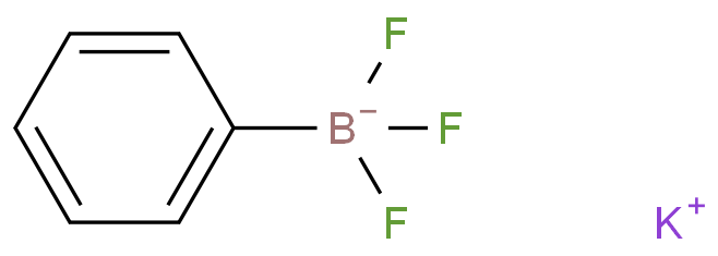 苯基三氟硼酸钾化学结构式
