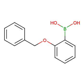 2-苄氧基苯硼酸化学结构式