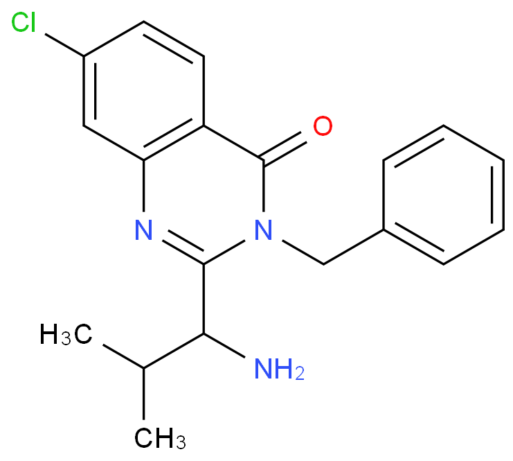 2-(1-氨基-2-甲基丙基)-3-苄基-7-氯喹唑啉-4(3H)-酮/336119-88-1