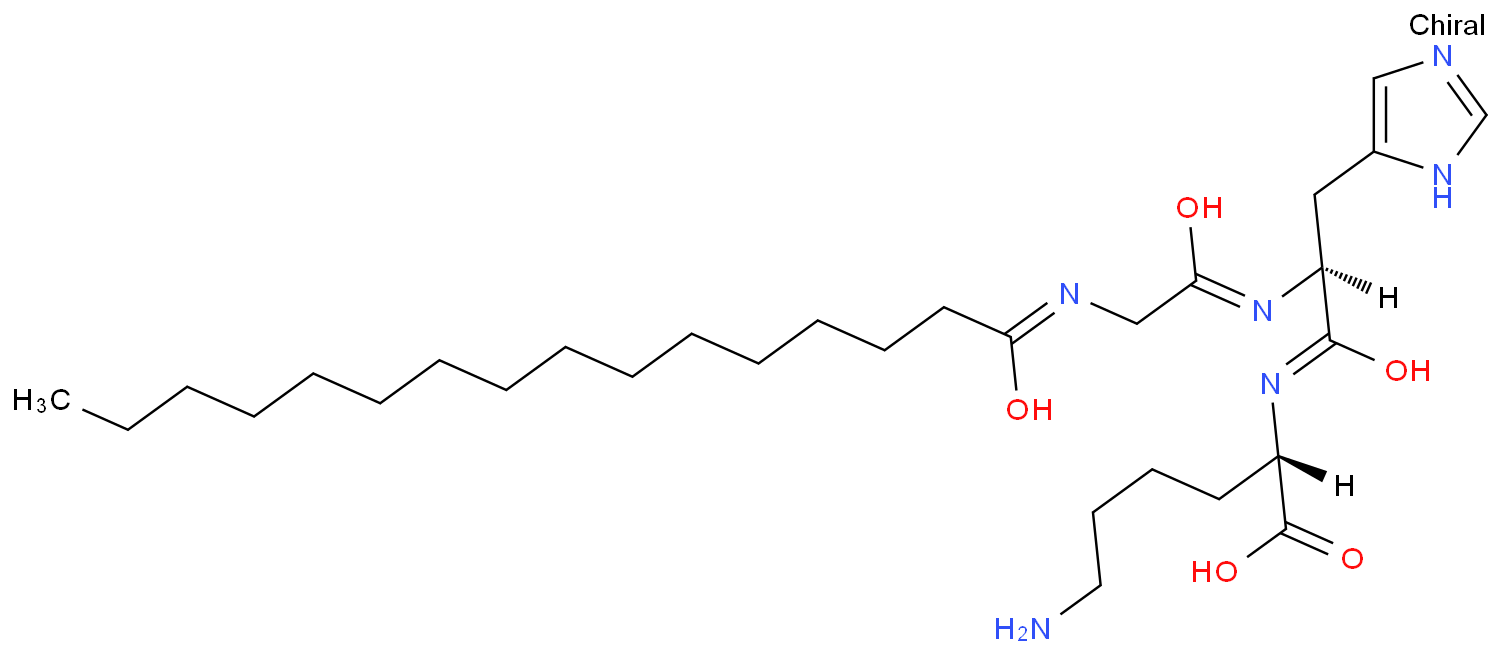N-1(1-oxohexadecyl-glycyl-L-histidyl-L-Lysine