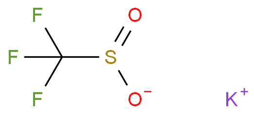 三氟甲基亚磺酸钾化学结构式