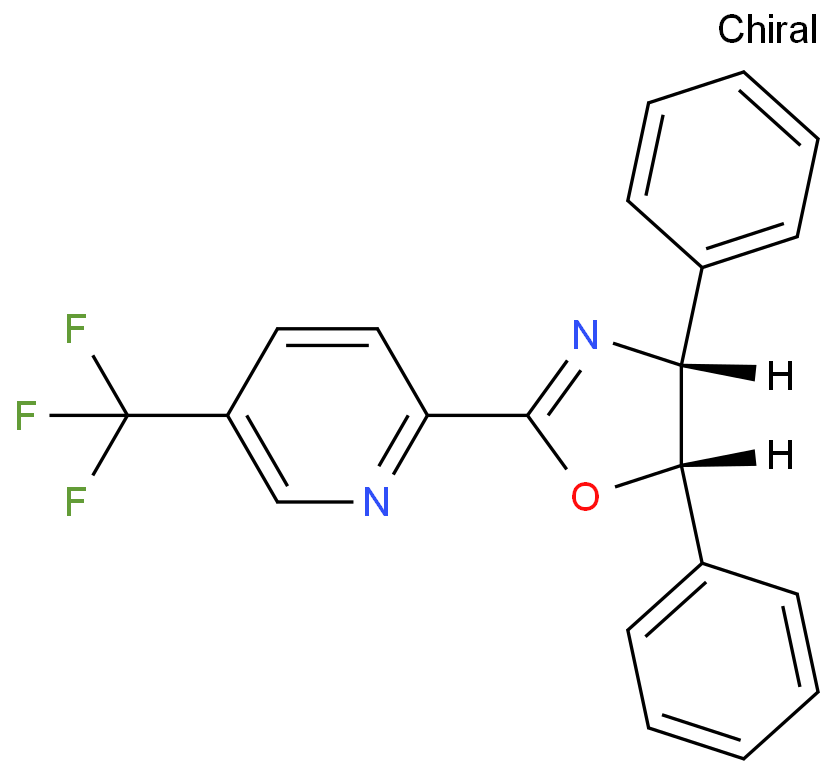 (4R,5S)-4,5-二苯基-2-(5-(三氟甲基)吡啶-2-基)-4,5-二氢恶唑CAS号2635322-22-2；