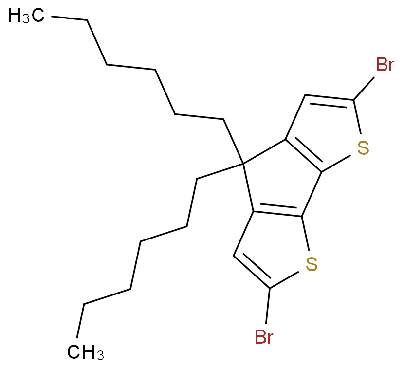 2,6-二溴-4,4-二己基-4H-环戊并[2,1-B:3,4-B']二噻吩528570-55-0（现货优势供应质量保证