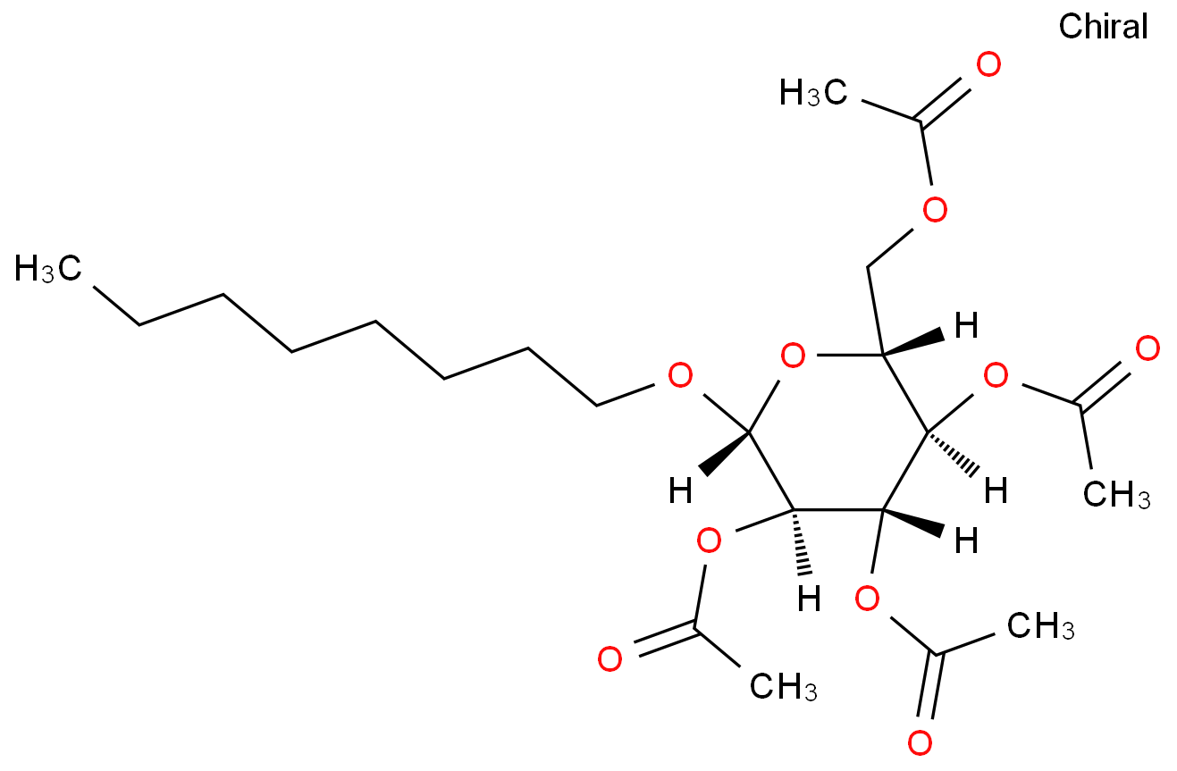 辛基-2,3,4,6-四-O-乙酰基-BETA-D-吡喃葡萄糖苷 CAS 号:38954-67-5 科研实验 优势供应