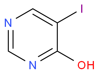 4-羟基-5-碘嘧啶化学结构式