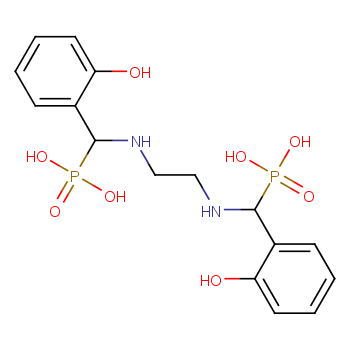 [ethane-1,2-diylbis[imino[(2-hydroxyphenyl)methylene]]]bisphosphonic acid