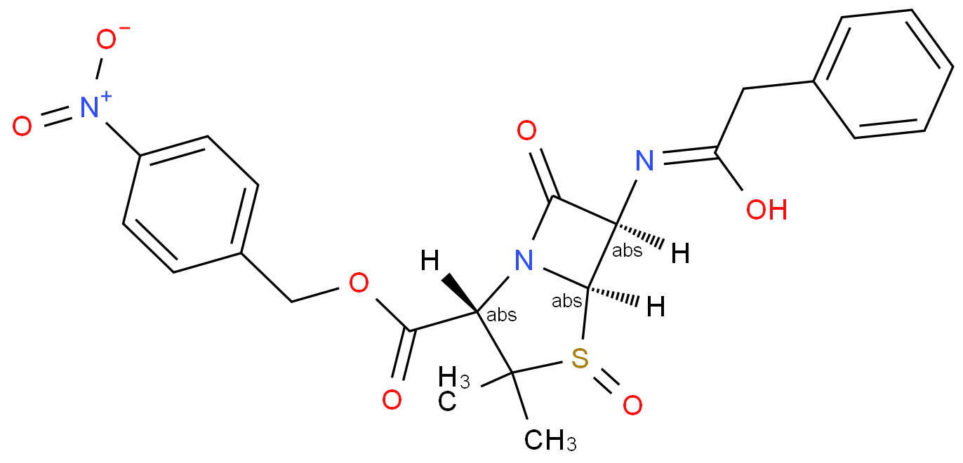 青霉素亚砜酯(GESO)化学结构式