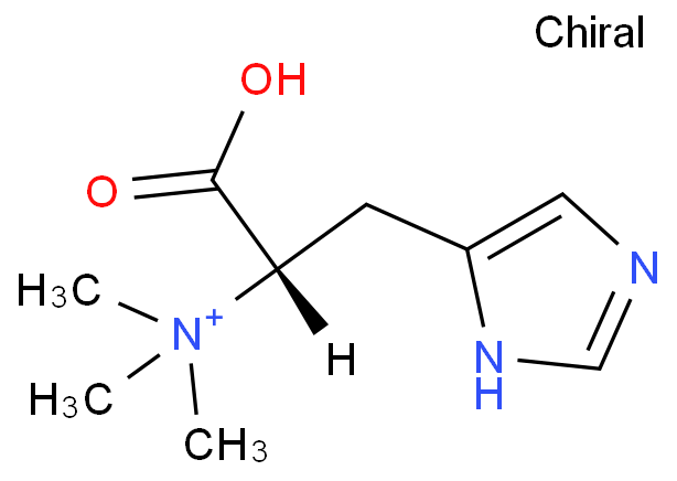 (S)-3-(1H-咪唑-5-基)-2-三甲基铵)丙酸内盐CAS：534-30-5 产品图片