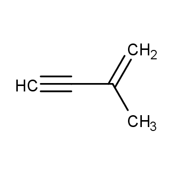 2-甲基-1-丁烯-3-炔化学结构式