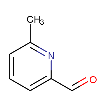 6-Methyl-2-pyridinecarboxaldehyde structure