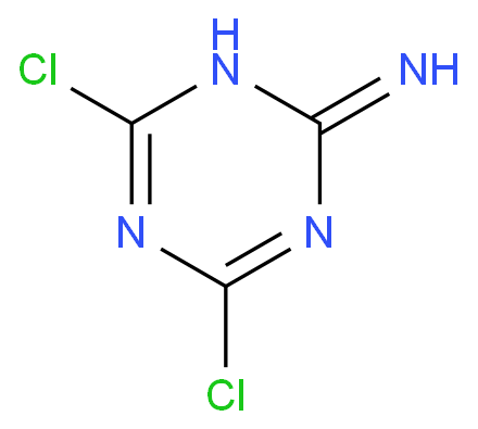 2-氨基-4,6-二氯-S-三嗪化学结构式