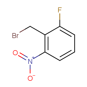 2-氟-6-硝基溴苄化学结构式