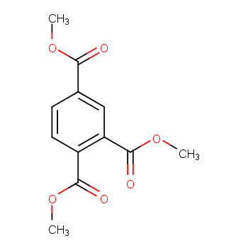 TRIMETHYL 1,2,4-BENZENETRICARBOXYLATE structure