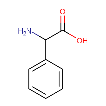 L-苯甘氨酸化学结构式