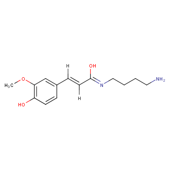 N-(4-氨基丁基)-3-(4-羟基-3-甲氧基苯基)丙烯酰胺