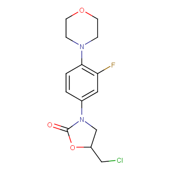 (5R)-5-(Chloromethyl)-3-[3-fluoro-4-(4-morpholinyl)phenyl]-2-oxazolidinone  