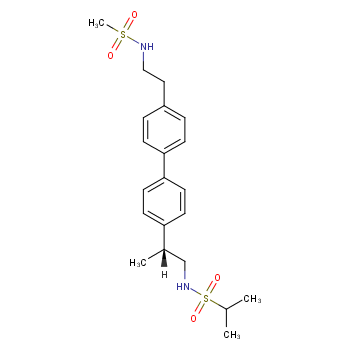 (R)-N-(2-(4'-(2-(甲基磺酰胺基)乙基)-[1,1'-联苯]-4-基)丙基)丙烷-2-磺酰胺/375345-95-2