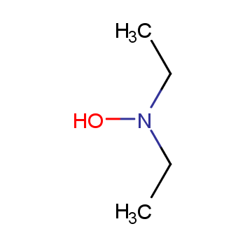 N,N-Diethylhydroxylamine structure