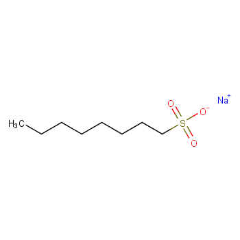 1-辛烷磺酸钠化学结构式