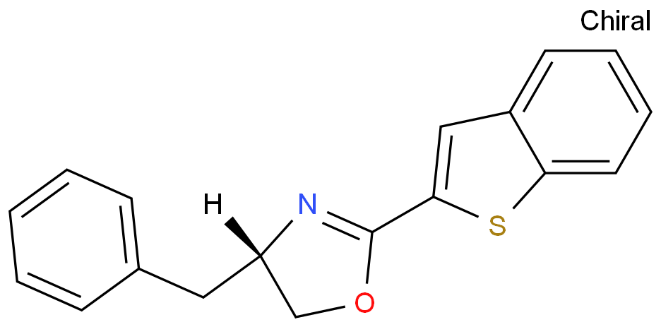(S)-2-(苯并[b]噻吩-2-基)-4-苄基-4,5-二氢恶唑CAS2170033-85-7（专业试剂/现货优势供应