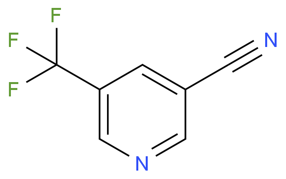 5-(TRIFLUOROMETHYL)NICOTINONITRILE structural formula image