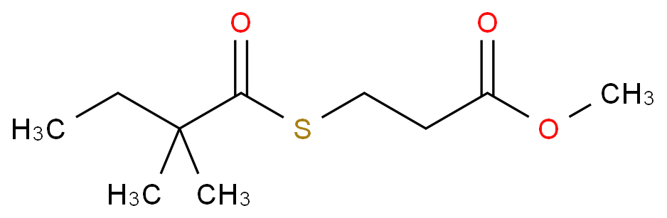 Methyl 3-[(2,2-dimethylbutanoyl)sulfanyl]propanoate