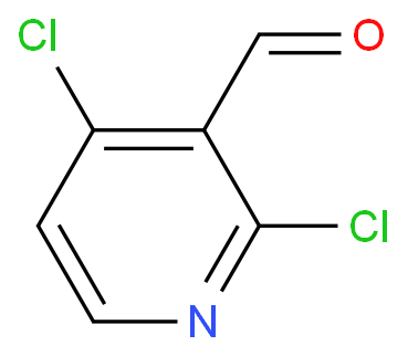 2,4-二氯烟醛化学结构式
