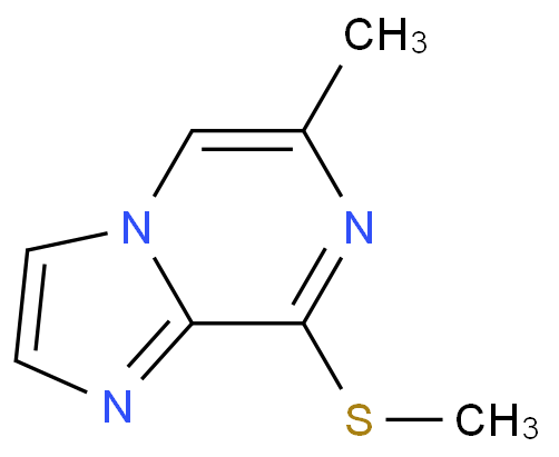 6-甲基-8-(甲基硫代)-咪唑并[1,2-a]吡嗪 CAS号:1094070-46-8 科研产品 量大从优 高校及研究所 先发后付