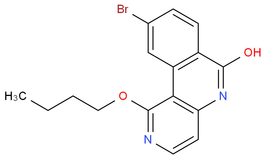 Benzo[c][1,6]naphthyridin-6(5H)-one, 9-broMo-1-butoxy-