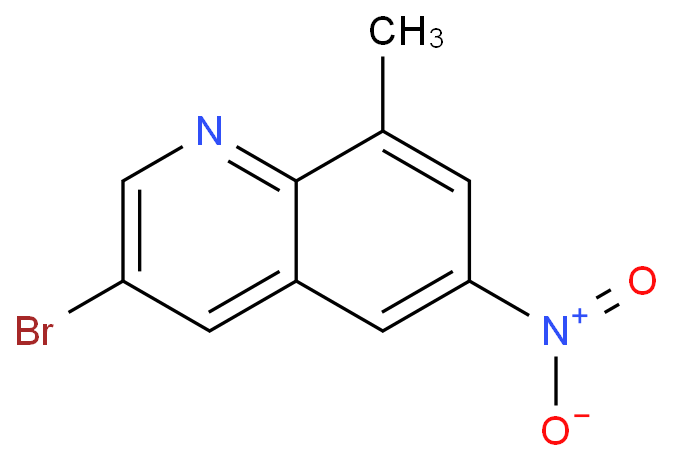 3-Bromo-8-methyl-6-nitroquinoline