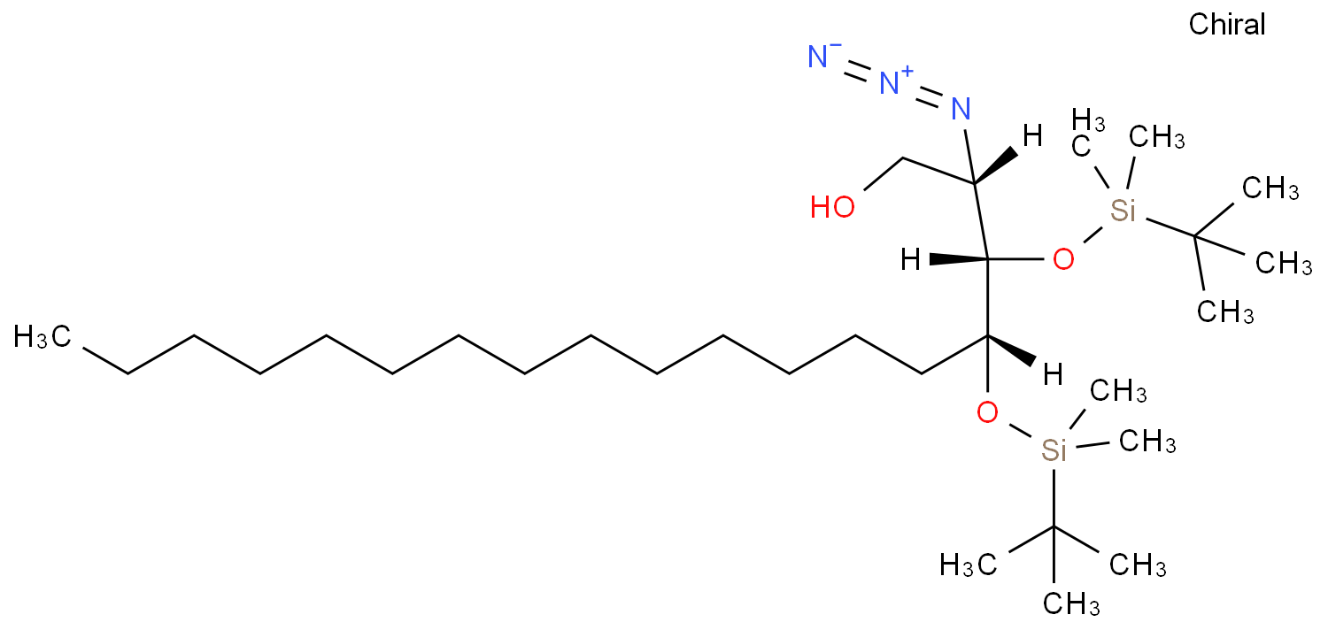 (2S,3S,4R)-2-Azido-3,4-bis[(tert-butyldimethylsilyl)oxy]-1-octadecanol