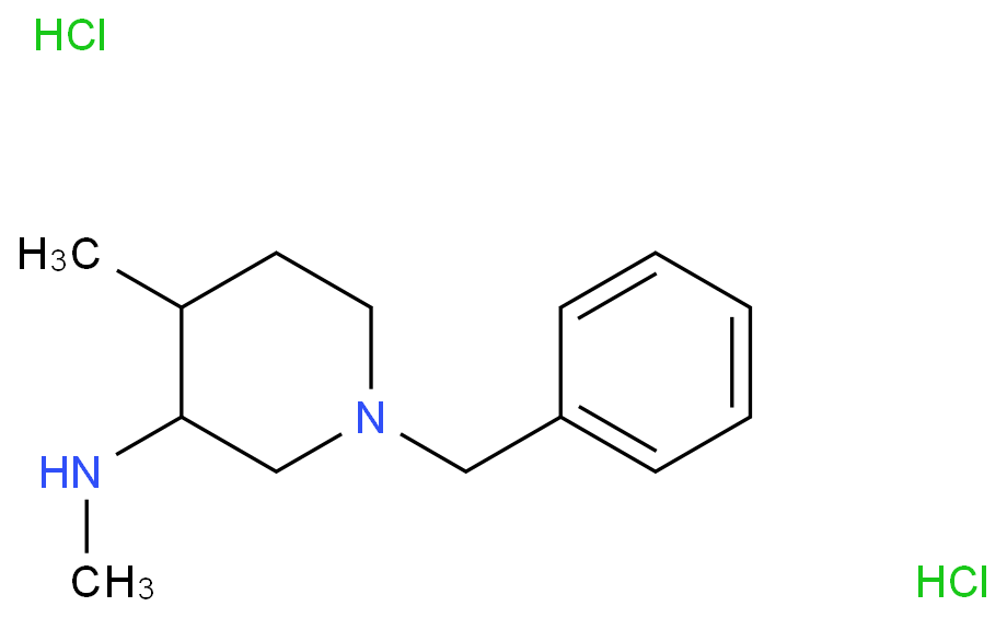 N,4-二甲基-1-苄基-3-哌啶胺二盐酸盐