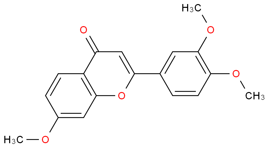 2-(3,4-dimethoxyphenyl)-7-methoxychromen-4-one