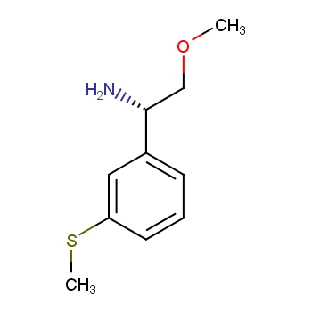 (S)-2-methoxy-1-(3-(methylthio)phenyl)ethan-1-amine