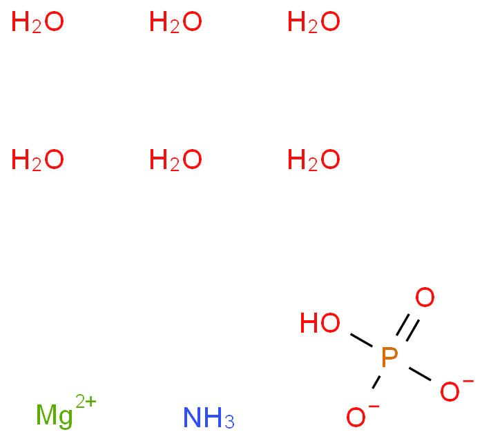 磷酸镁铵化学结构式