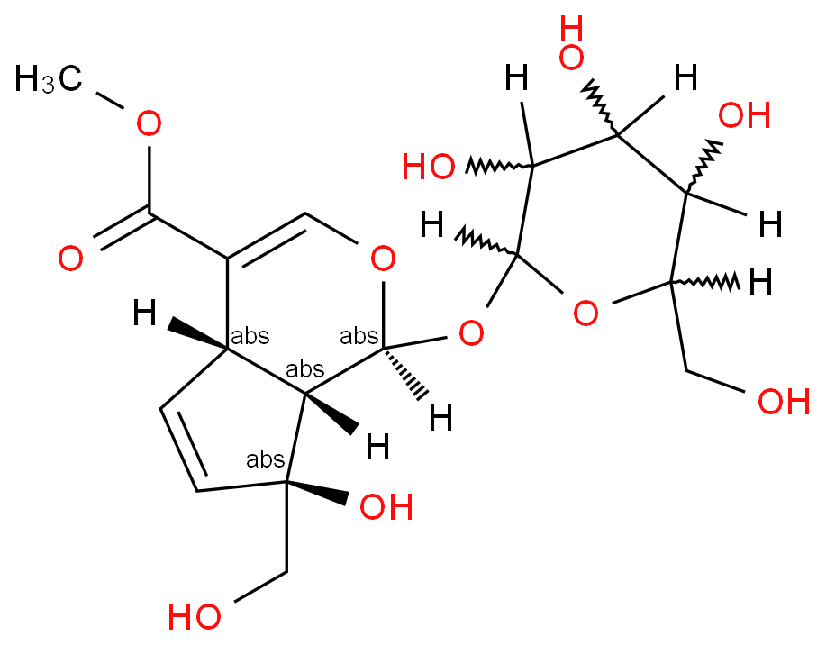 栀子苷化学结构式