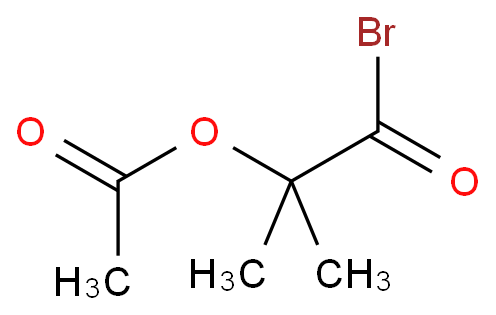 2-乙酰氧基异丁酰溴化学结构式