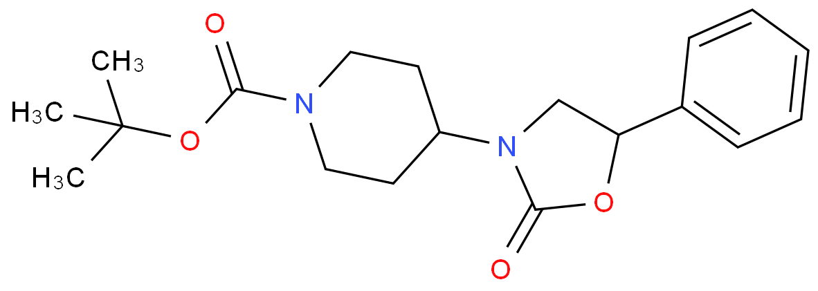 tert-butyl4-(2-oxo-5-phenyloxazolidin-3-yl)piperidine-1-carboxylate