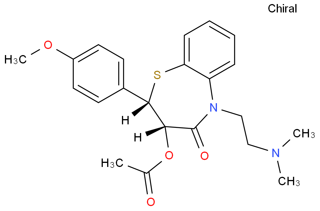 地尔硫卓化学结构式