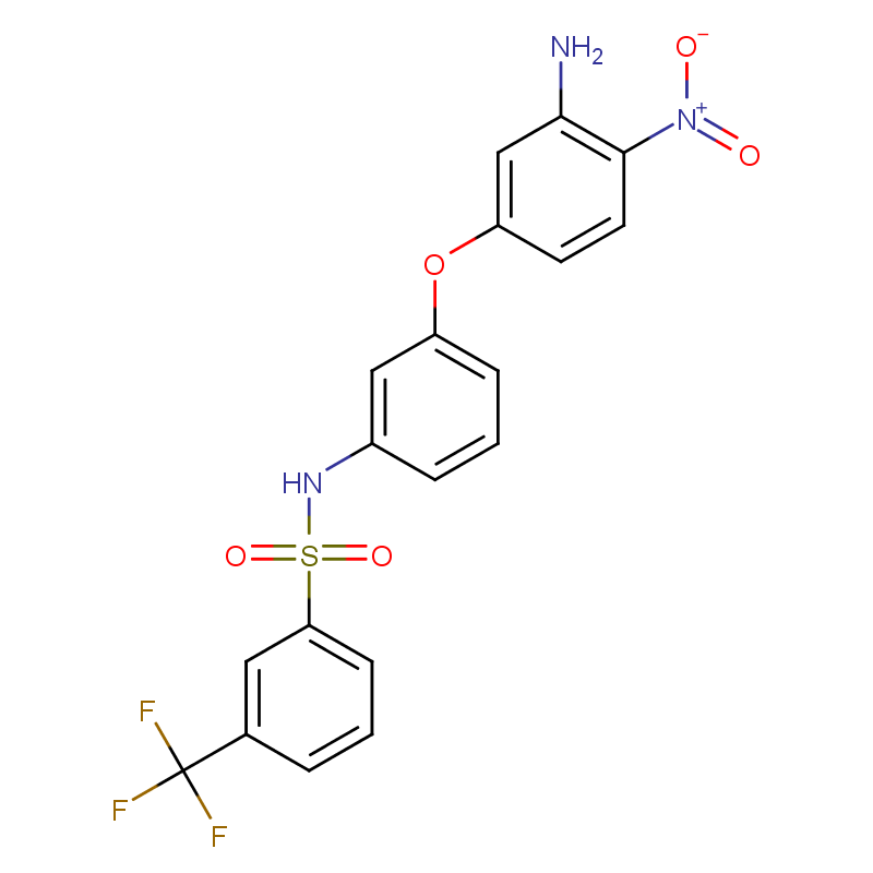 N-[3-(3-Amino-4-nitrophenoxy)phenyl]-3-(trifluoromethyl)benzenesulfonamide