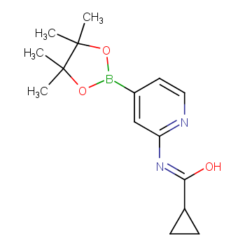 [Perfemiker]N-(4-(4,4,5,5-四甲基-1,3,2-二氧杂硼杂环戊烷-2-基)吡啶-2-基)环丙烷甲酰胺,98%